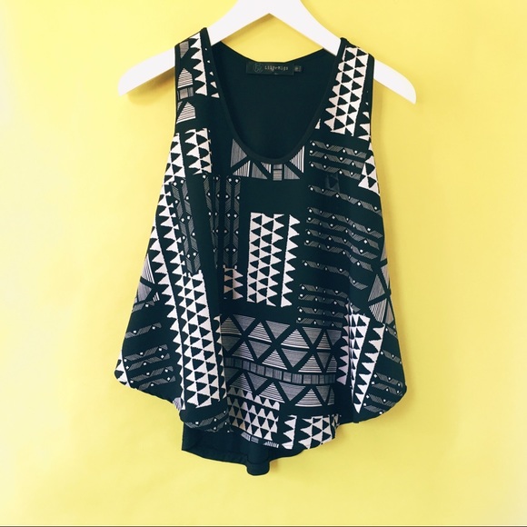 Geometric print Tank - Picture 4 of 6